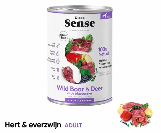 DIBAQ SENSE WILD (WILD BOAR & DEER) CAN | Wet Food