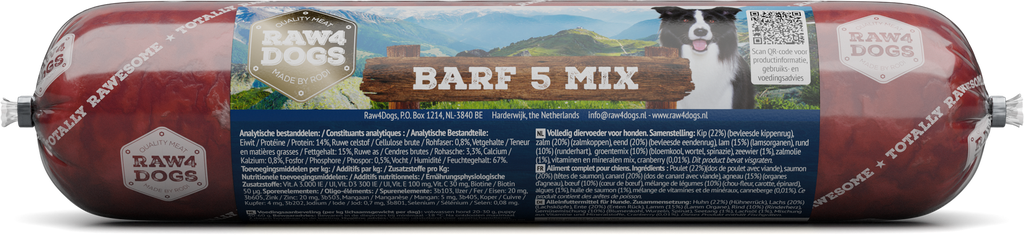 RAW4DOGS Barf 5-Mix 