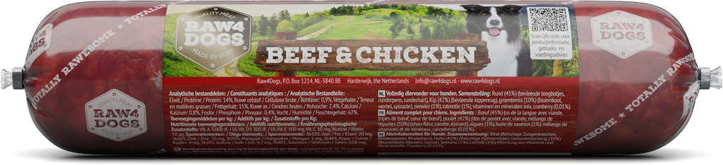 RAW4DOGS Beef & Chicken