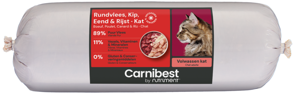 CARNIBEST Rundvlees, Kip, Eend & Rijst (Kat)
