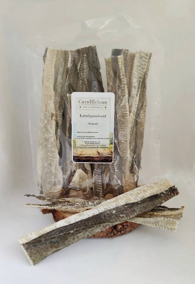 CARNILICIOUS Kabeljauwhuid 150gr