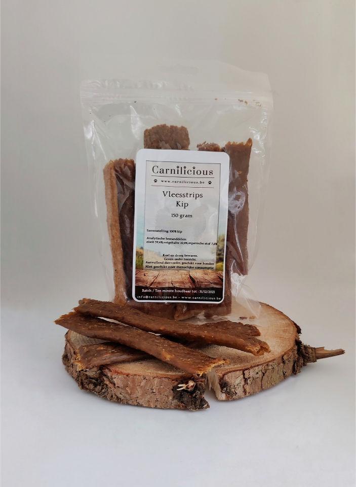 CARNILICIOUS Vleesstrips Kip 150gr