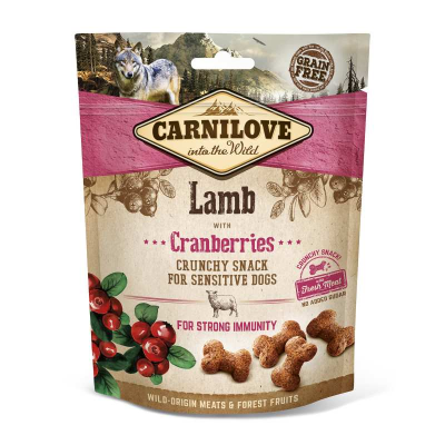 CARNILOVE Crunchy Snack Lamb with Cranberries 200g 