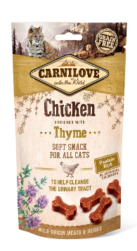CARNILOVE Soft Snack Chicken with Thyme 50g 
