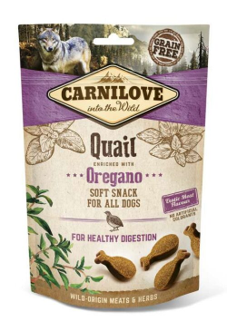 CARNILOVE Soft Snack Quail with Oregano 200g 