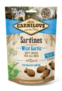 CARNILOVE Soft Snack Sardines with Wild Garlic 200g 