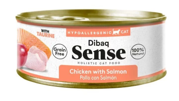 Dibaq Sense Cat Wet 70g  CHICKEN & SALMON
