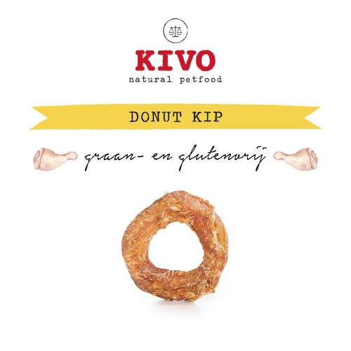 KIVO Donut Kip 1 stuk
