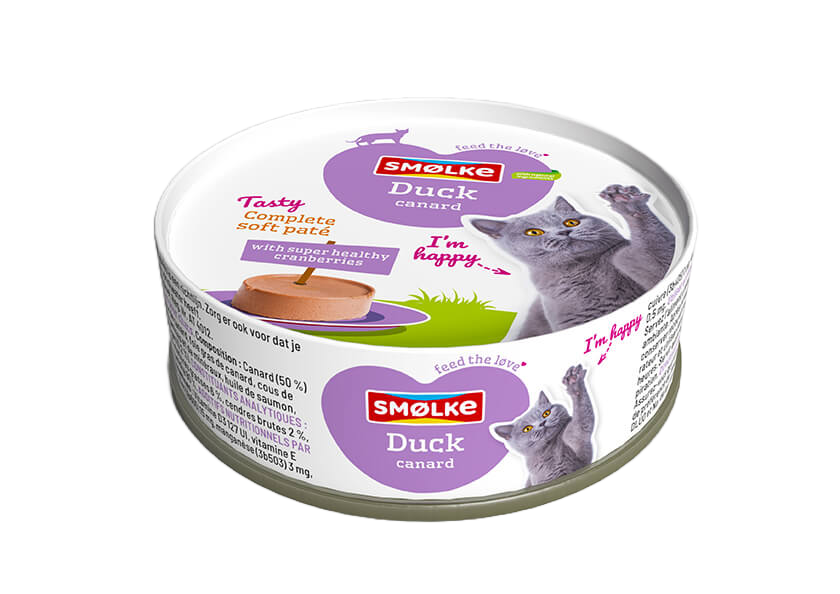 SMØLKE Kat Soft Pate Duck with Game 