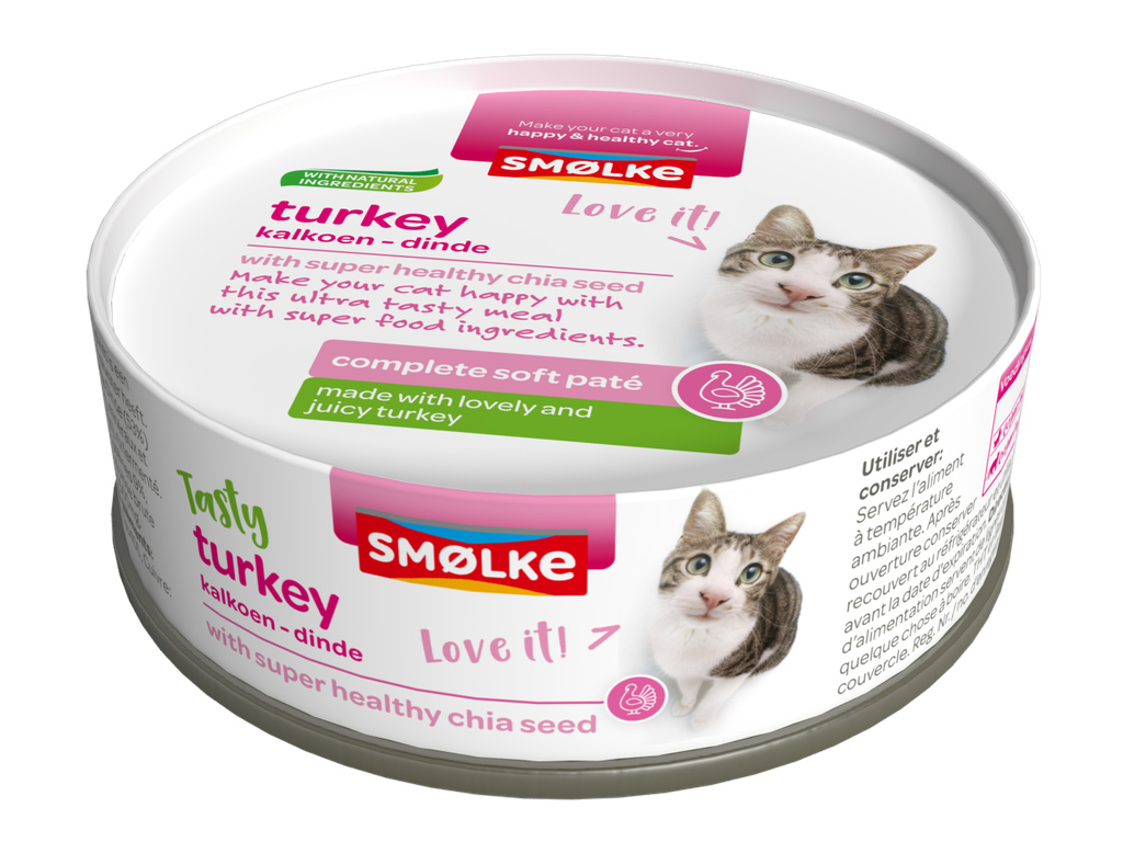 SMØLKE Kat Soft Pate Turkey 