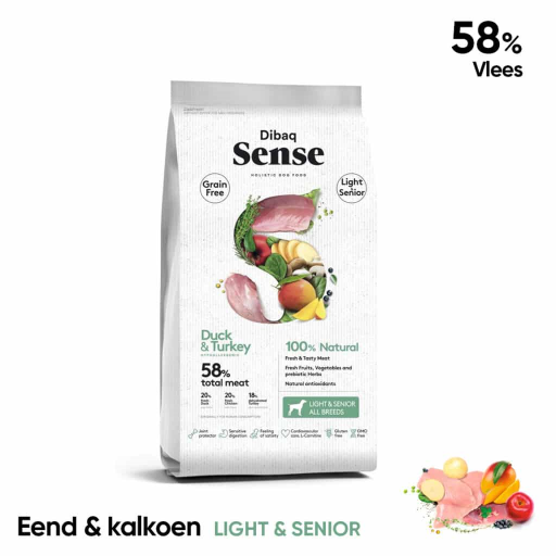DIBAQ SENSE DUCK&TURKEY (LIGHT&SENIOR) | NO Grain