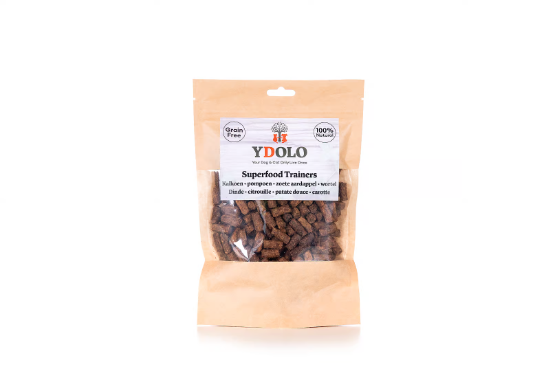 YDOLO Trainers - Kalkoen + Superfoods, Normaal, 400g