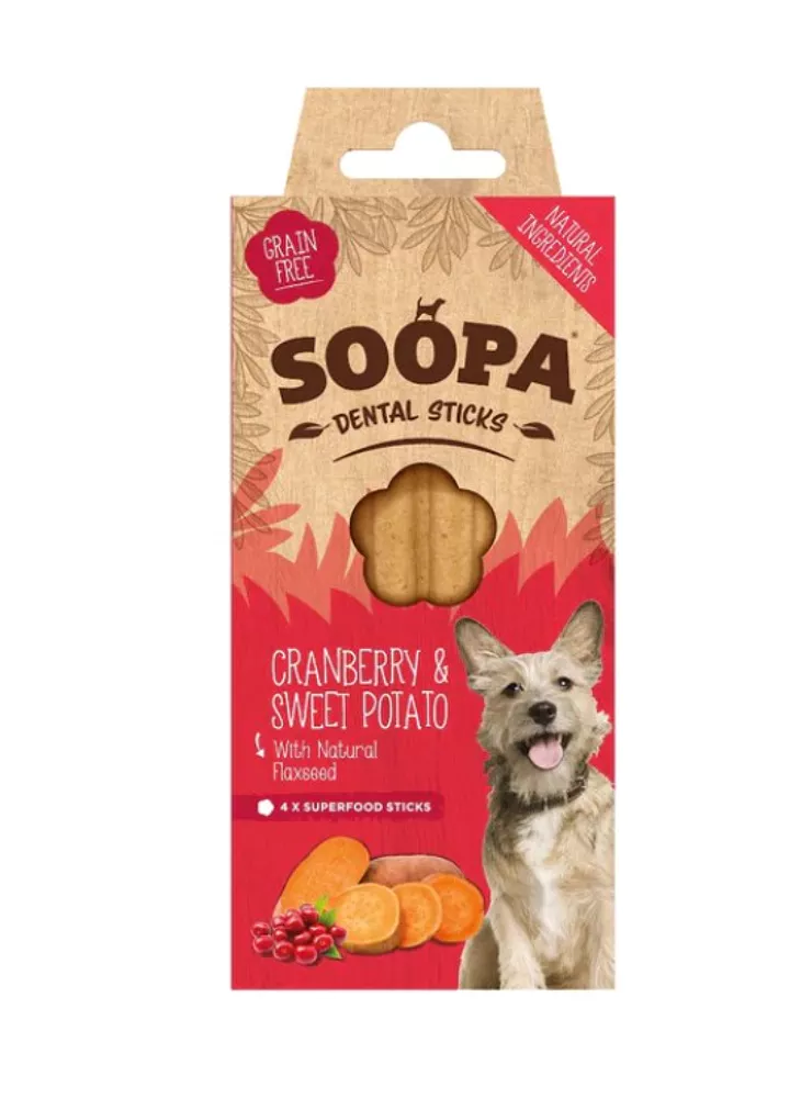 SOOPA Dental Sticks Cranberry & Sweet Potato